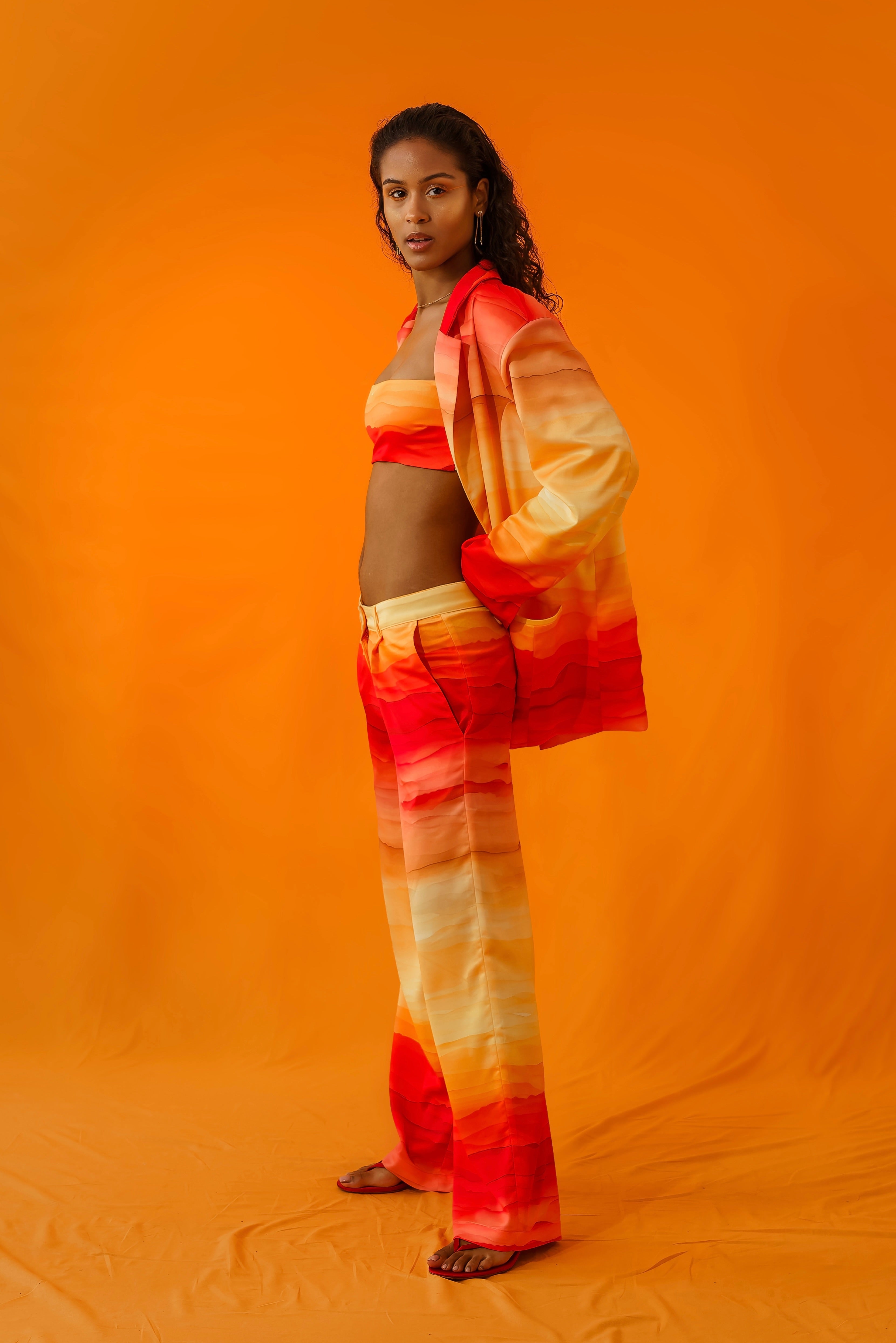 Sunset Satin Pantalon