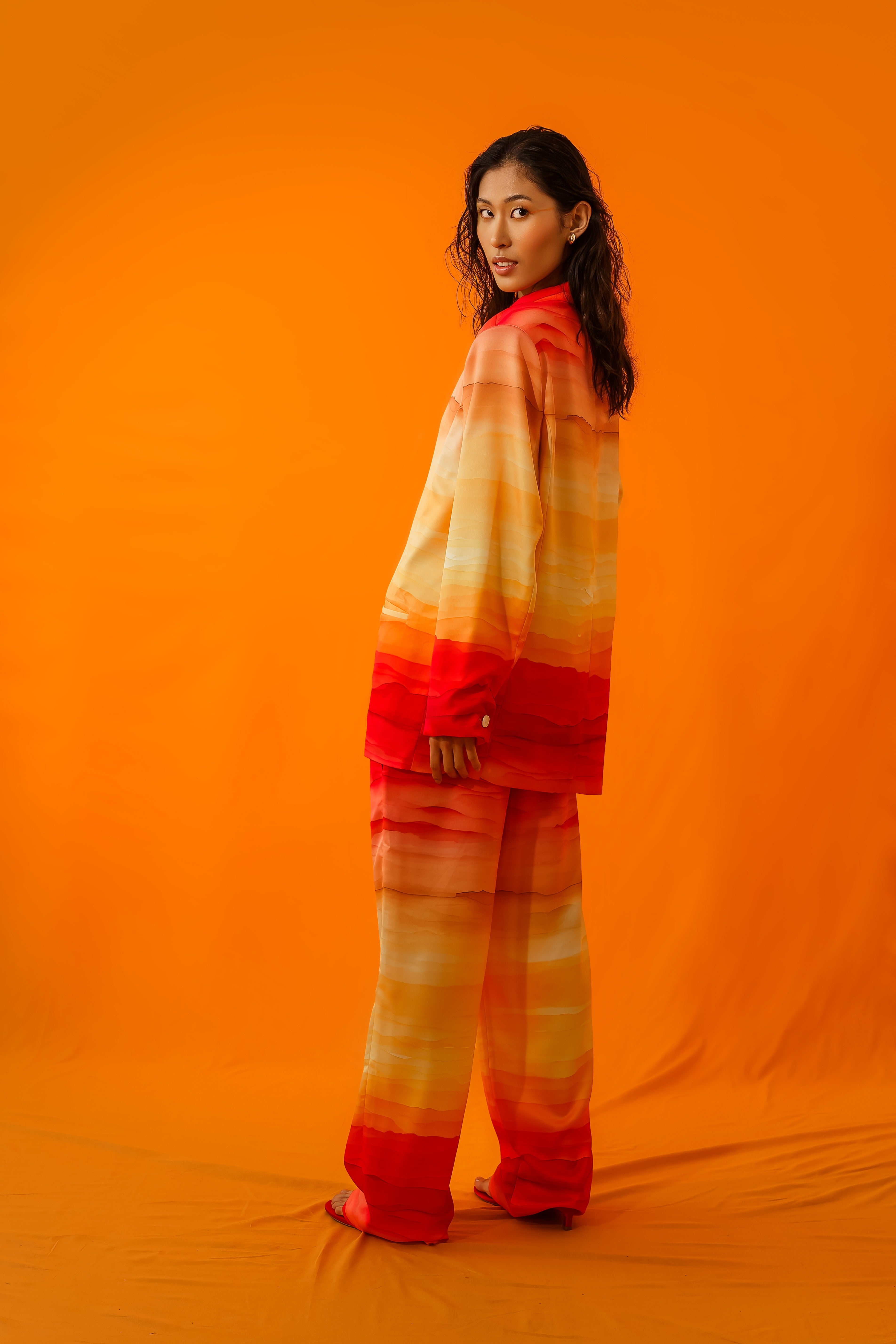 Sunset Satin Pantalon