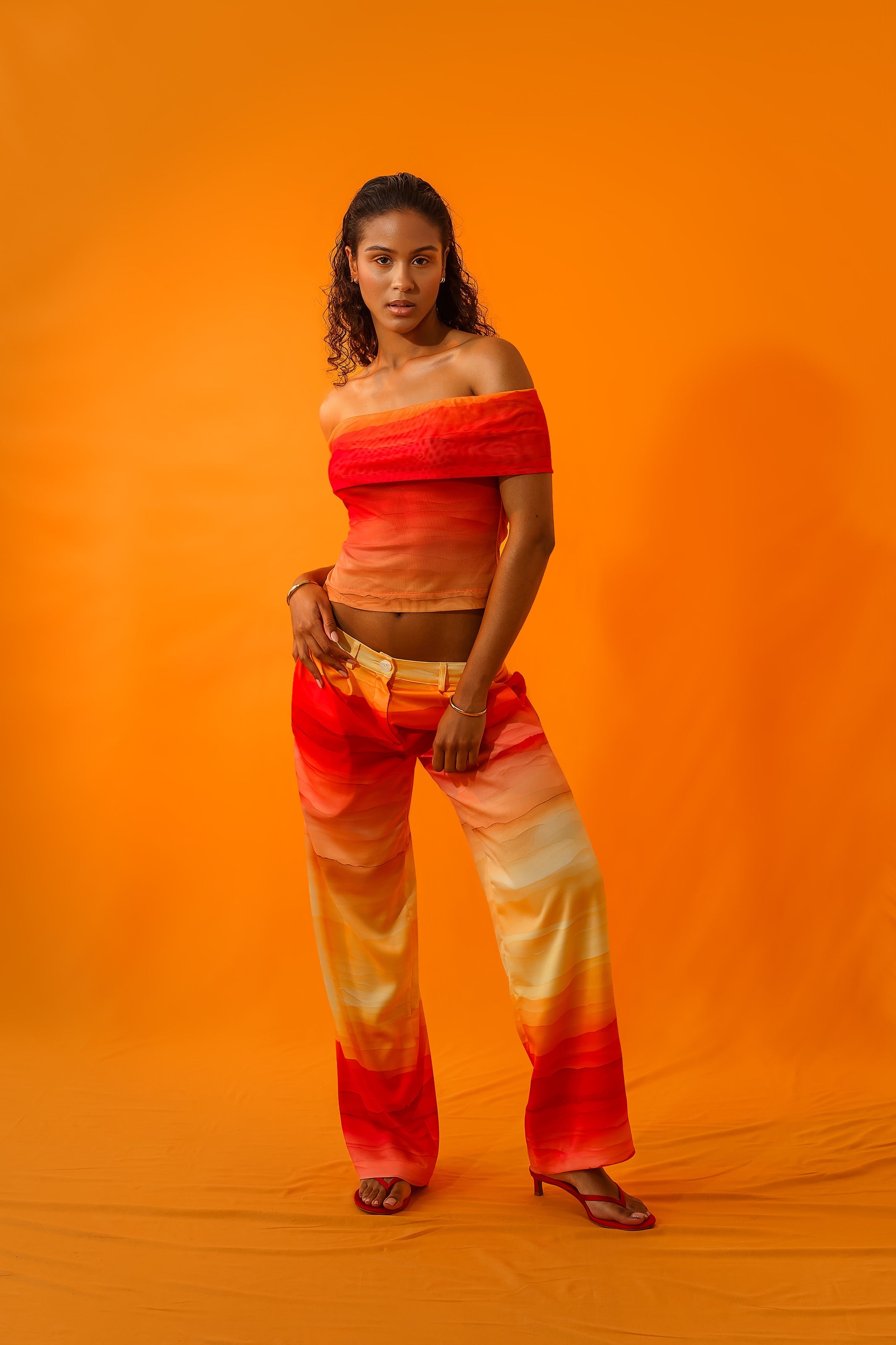 Sunset Satin Pantalon